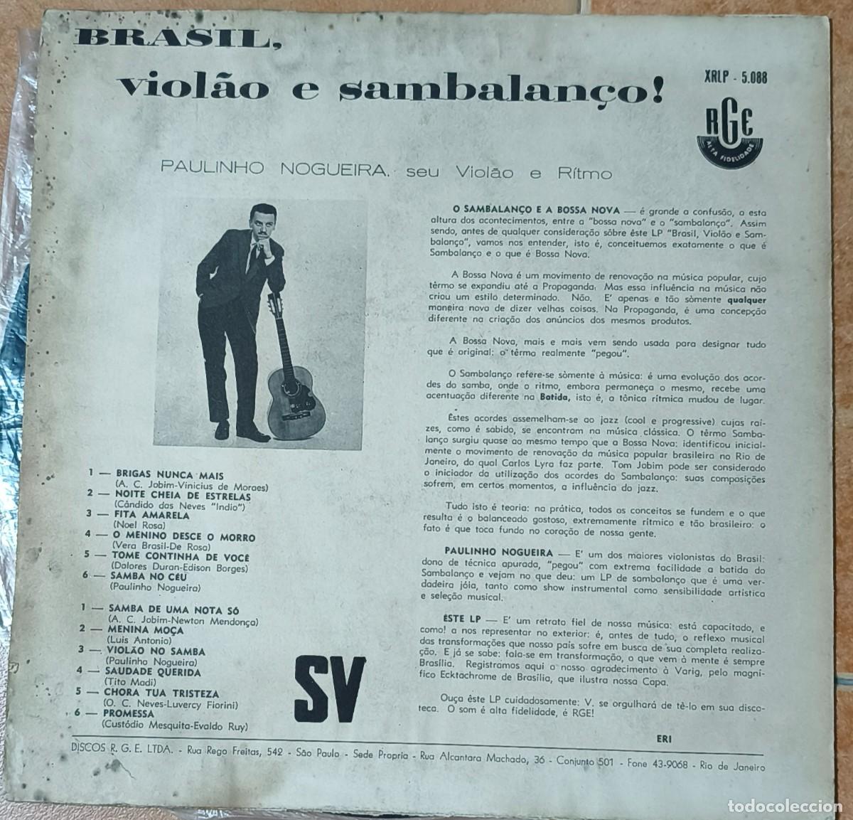 Discos de vinilo: Brasil - Violao e Sambalanco - Foto 2