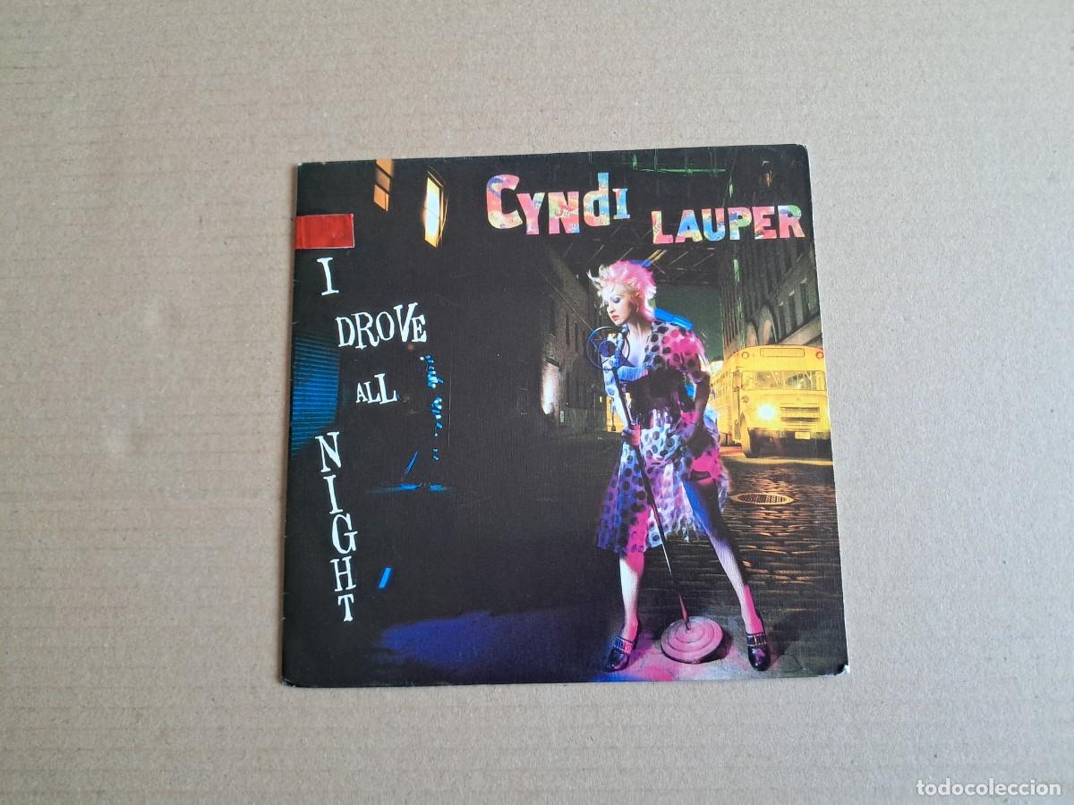 Discos de vinilo: CYNDI LAUPER - I DROVE ALL NIGHT SINGLE PROMOCIONAL 1989 EDICION ESPA&Ntilde;OLA