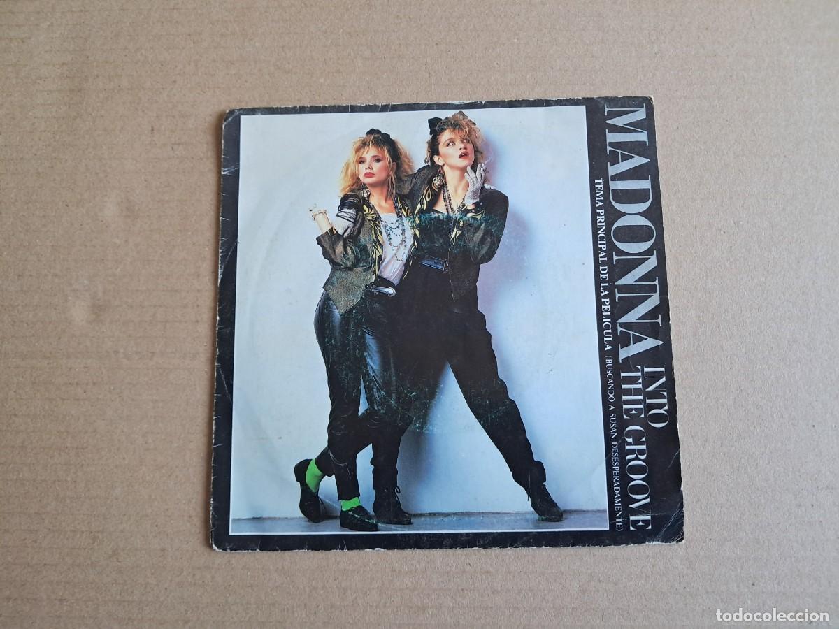 Discos de vinilo: MADONNA - INTO THE GROOVE SINGLE 1985 EDICION ESPA&Ntilde;OLA