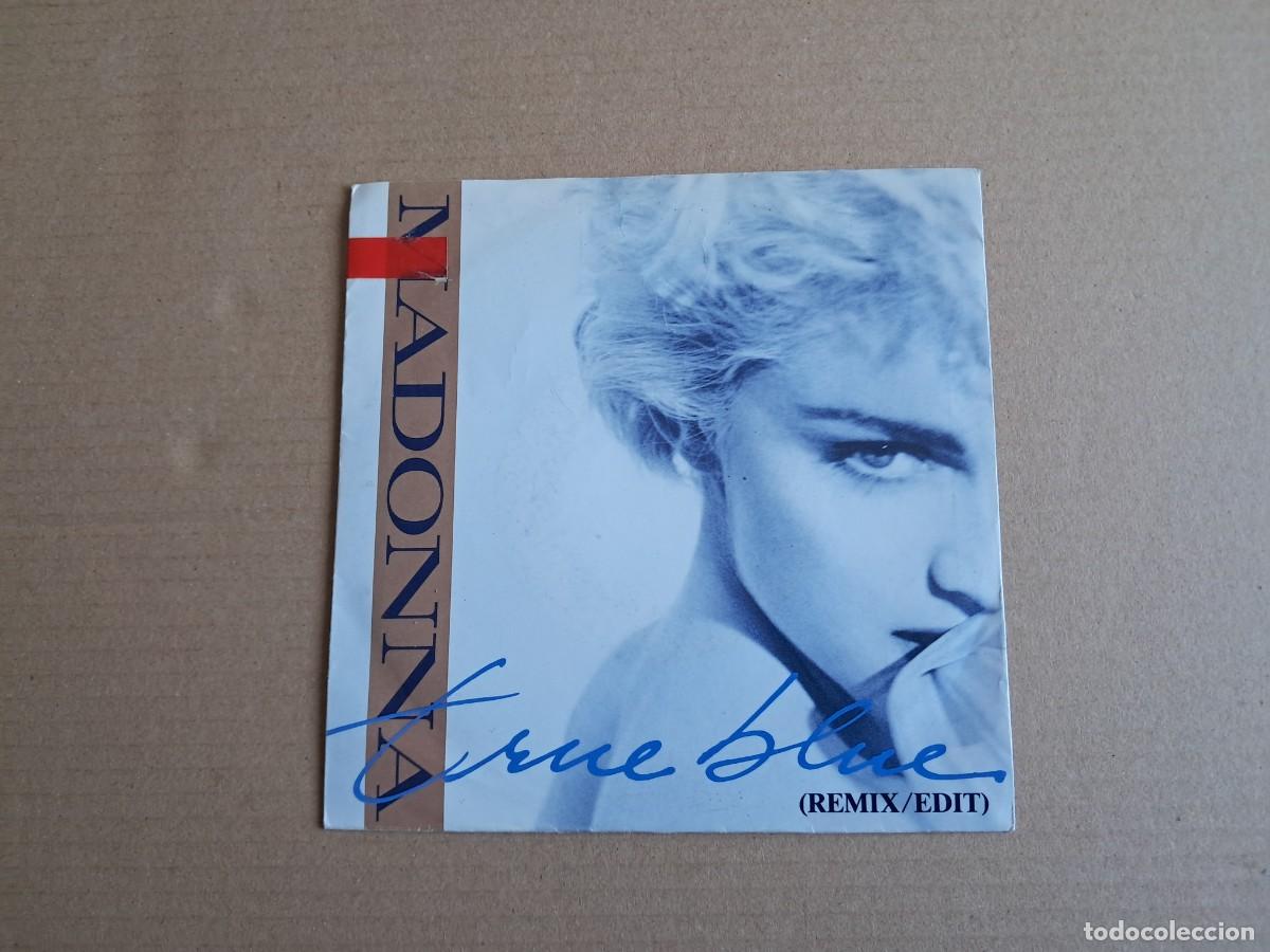 Discos de vinilo: MADONNA - TRUE BLUE SINGLE 1986 EDICION ESPA&Ntilde;OLA