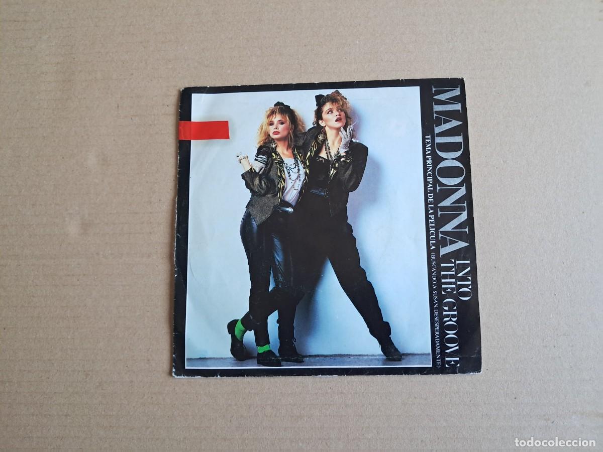 Discos de vinilo: MADONNA - INTO THE GROOVE SINGLE 1985 EDICION ESPA&Ntilde;OLA