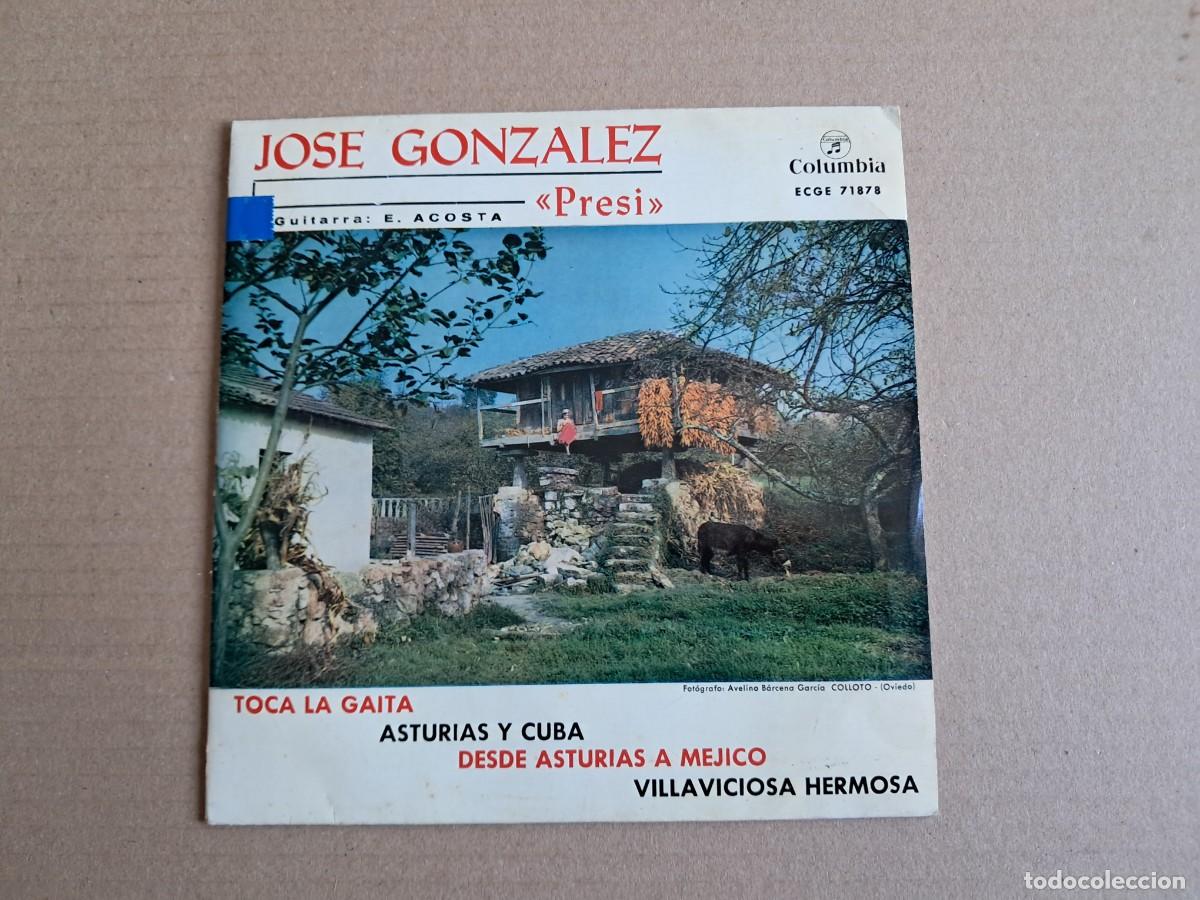 Discos de vinilo: JOSE GONZALEZ PRESI - TOCA LA GAITA EP 4 TEMAS 1963