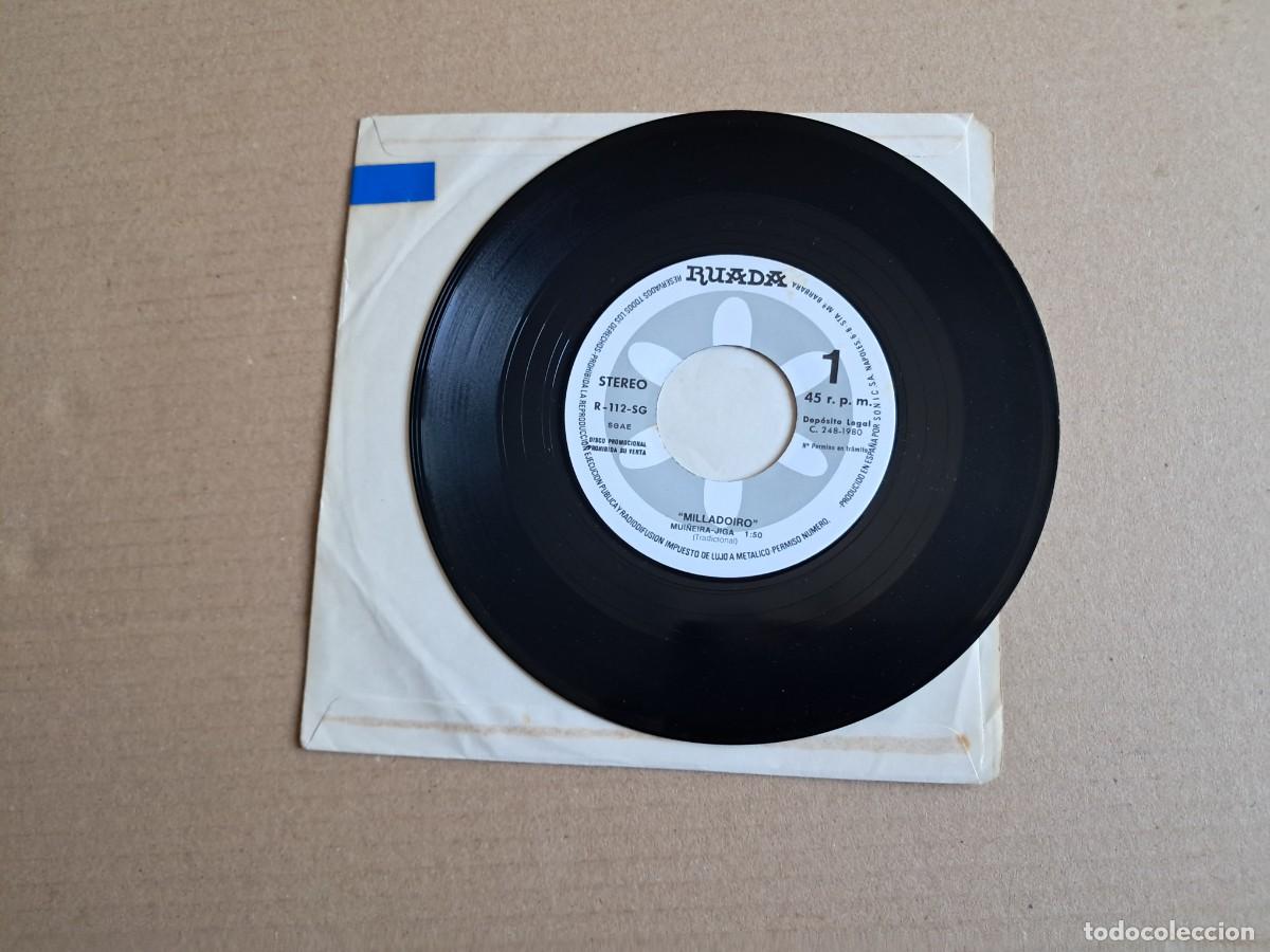 Discos de vinilo: MILLADOIRO - MUI&Ntilde;EIRA JIGA SINGLE PROMOCIONAL 1980 FOLK