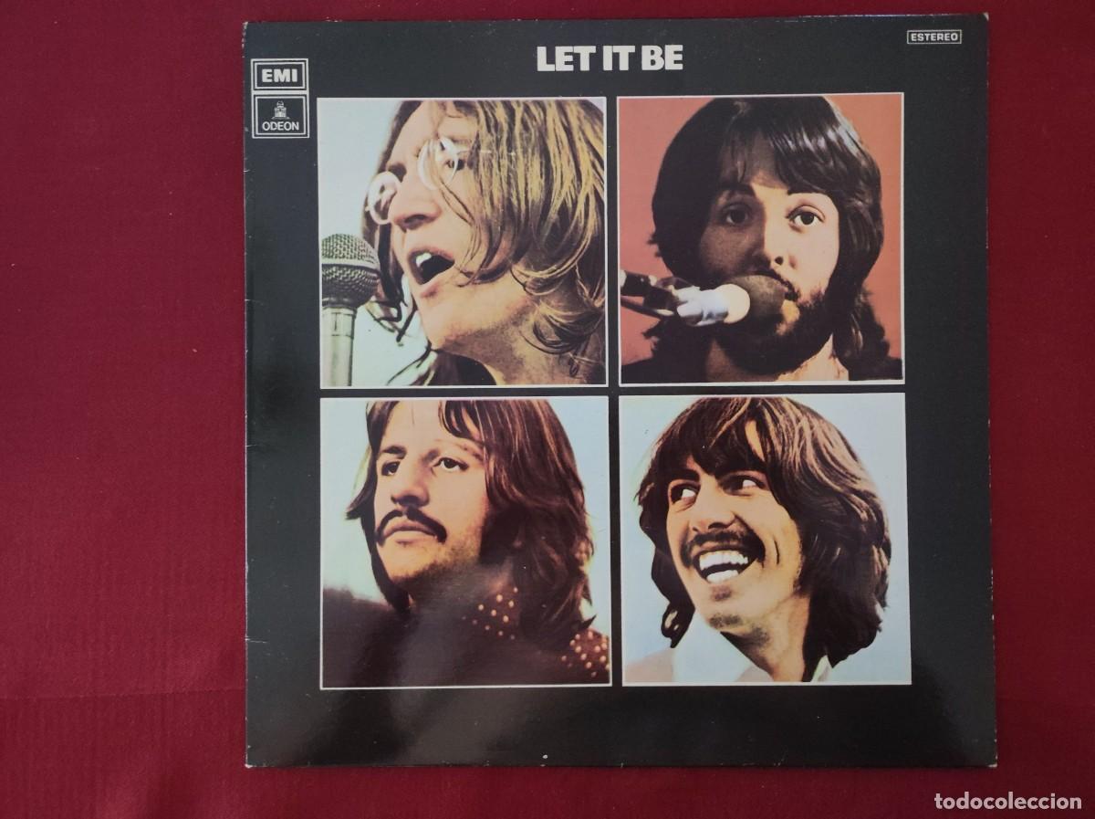 Discos de vinilo: The Beatles &ndash; Let It Be (LP) - Edici&oacute;n Espa&ntilde;a 1970s - Odeon 064-1044331