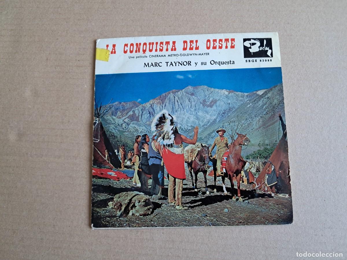 Discos de vinilo: BANDA SONORA - LA CONQUISTA DEL OESTE EP 1963