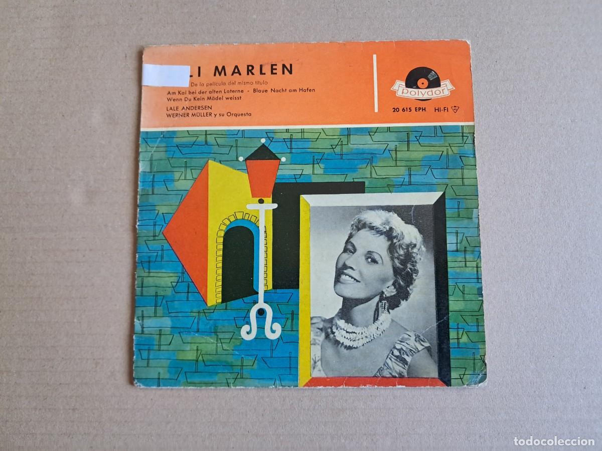 Discos de vinilo: LILI MARLEN - AM KAI BEI DER ALTEN LATERNE EP 4 TEMAS 1958 EDICION ESPA&Ntilde;OLA
