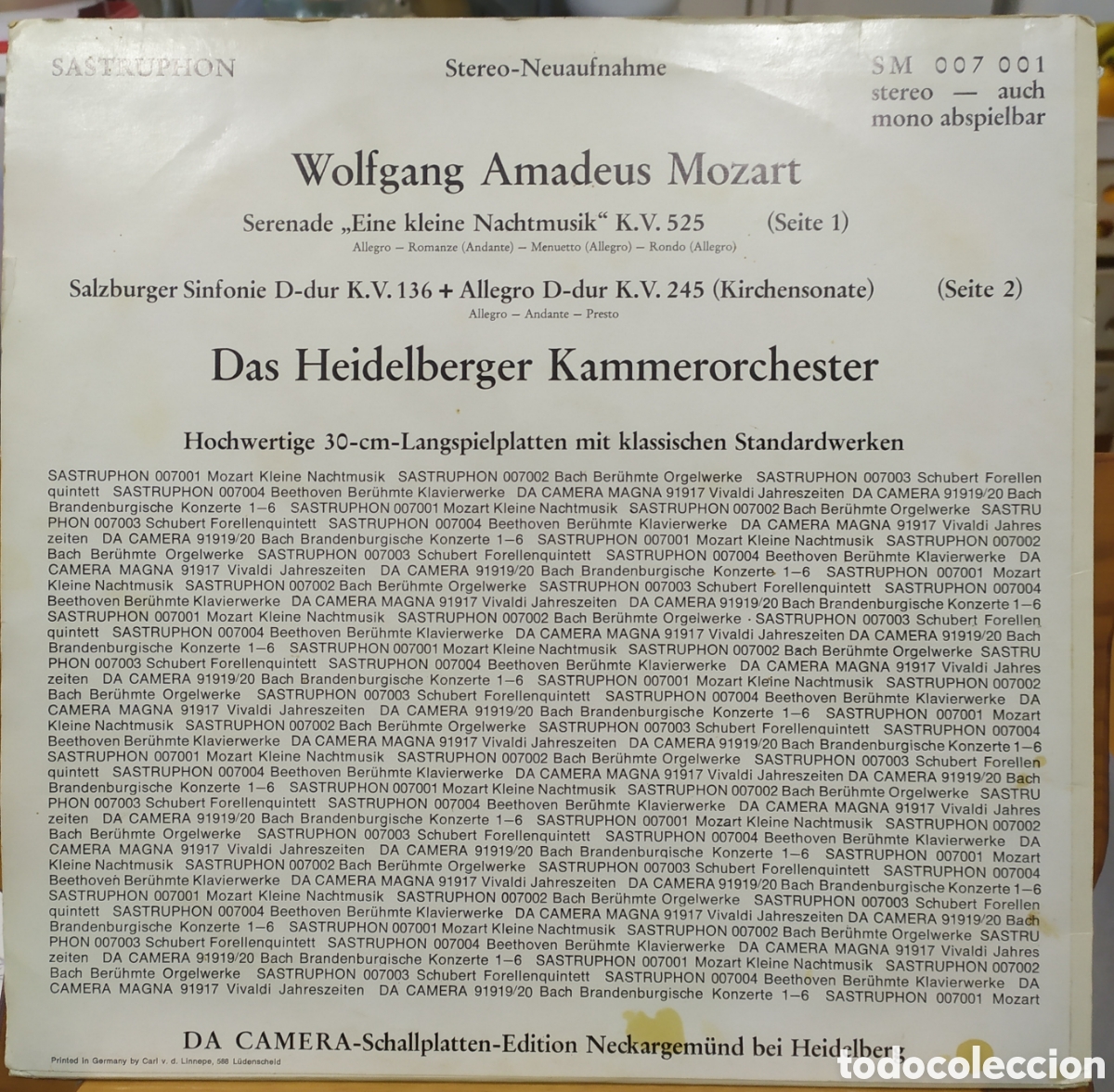 Discos de vinilo: Disco de vinilo LP de m&uacute;sica cl&aacute;sica - Foto 2
