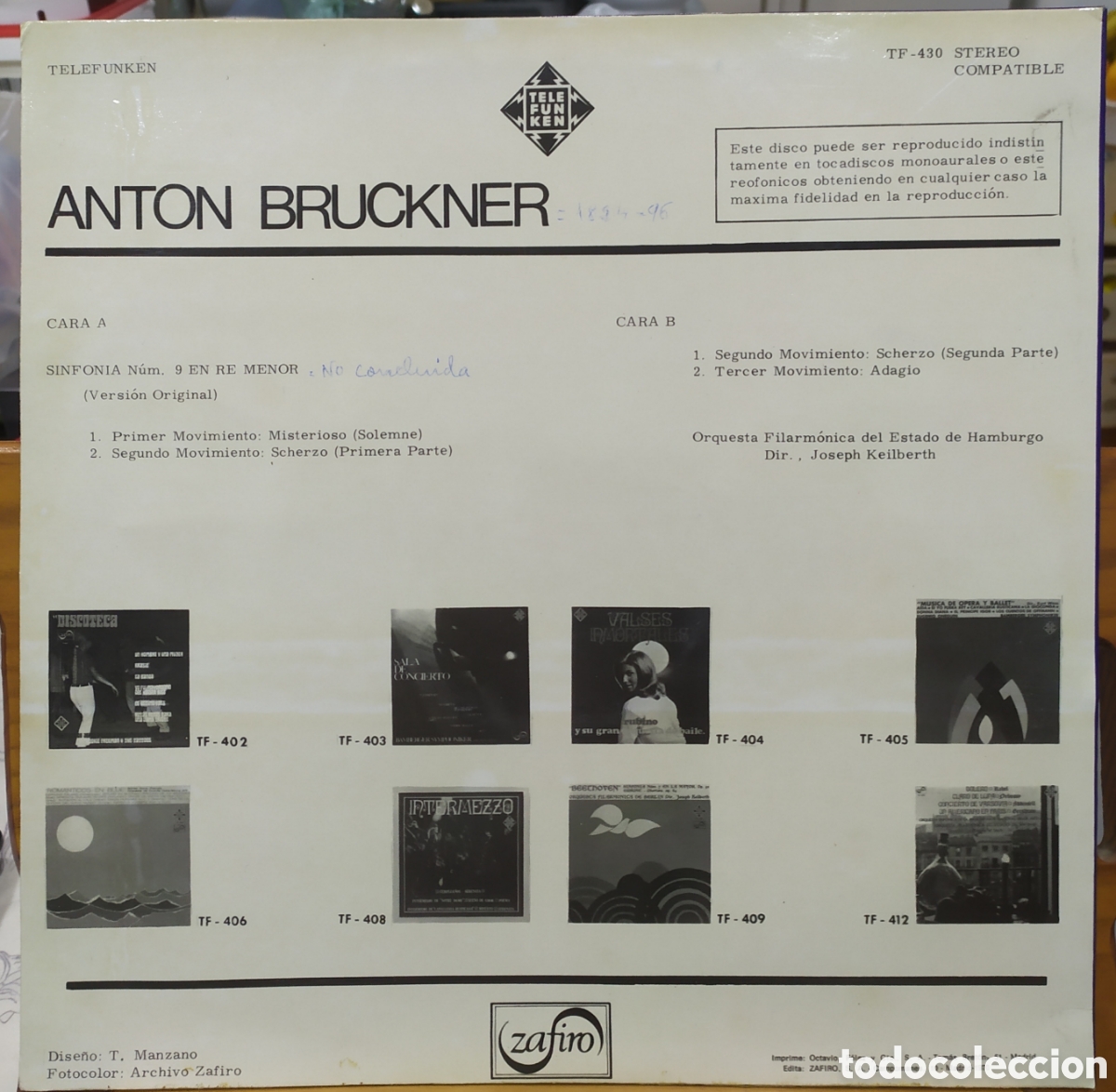 Discos de vinilo: Disco de vinilo LP de m&uacute;sica cl&aacute;sica - Foto 2