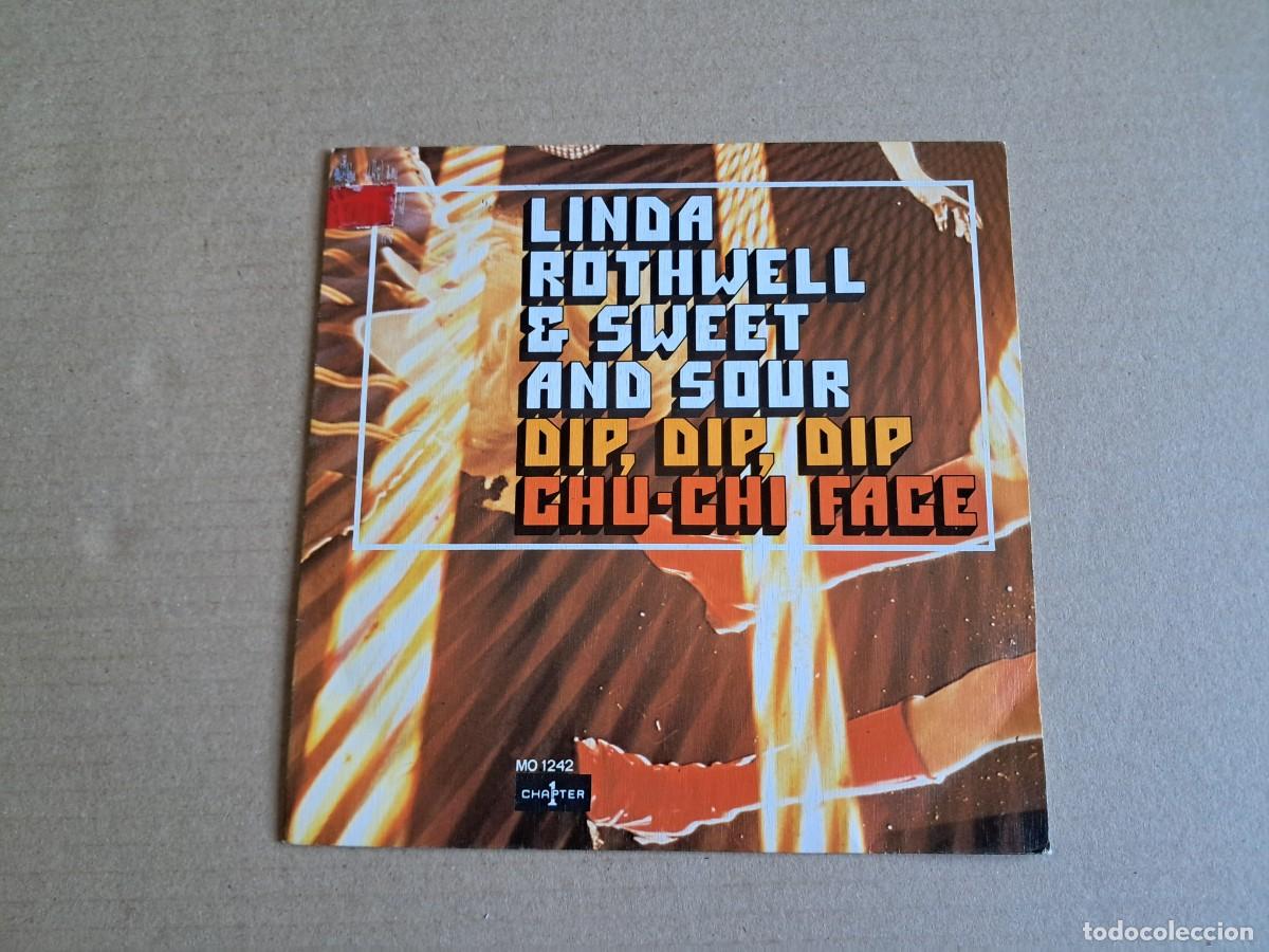 Discos de vinilo: LINDA ROTHWELL & SWEET AND SOUR - DIP DIP DIP SINGLE PROMOCIONAL 1972 EDICION ESPA&Ntilde;OLA