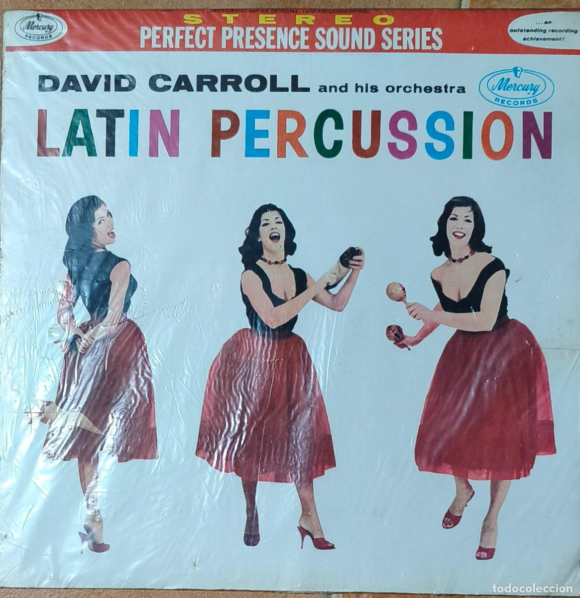 Discos de vinilo: Latin percussion - David Carroll y su orquesta - Foto 1