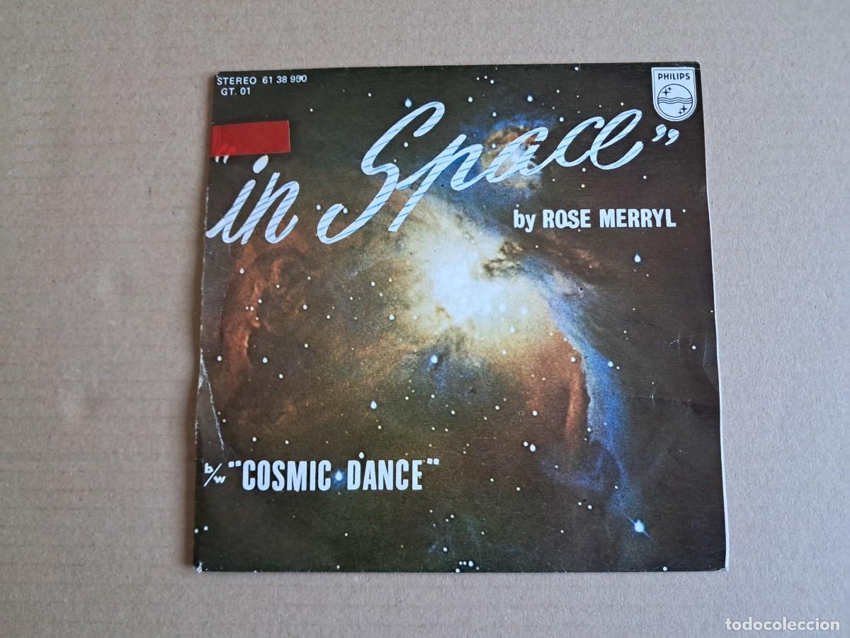 Discos de vinilo: ROSE MERRYL - IN SPACE SINGLE PROMOCIONAL 1976 EDICION ESPA&Ntilde;OLA