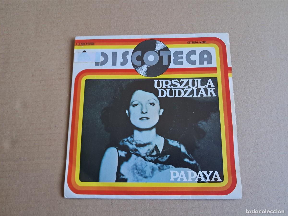 Discos de vinilo: URSZULA DUDZIAK - PAPAYA SINGLE 1976 EDICION ESPA&Ntilde;OLA FUNK