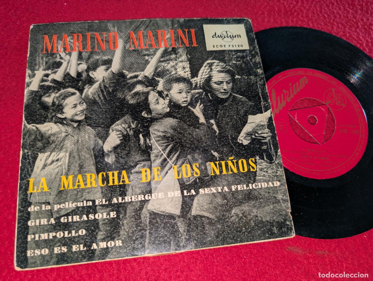 Discos de vinilo: ALBERGUE SEXTA FELICIDAD bso ost MARINO MARINI La marcha de los ni&ntilde;os/Pimpollo +2 EP 7'' 1959 SPAIN
