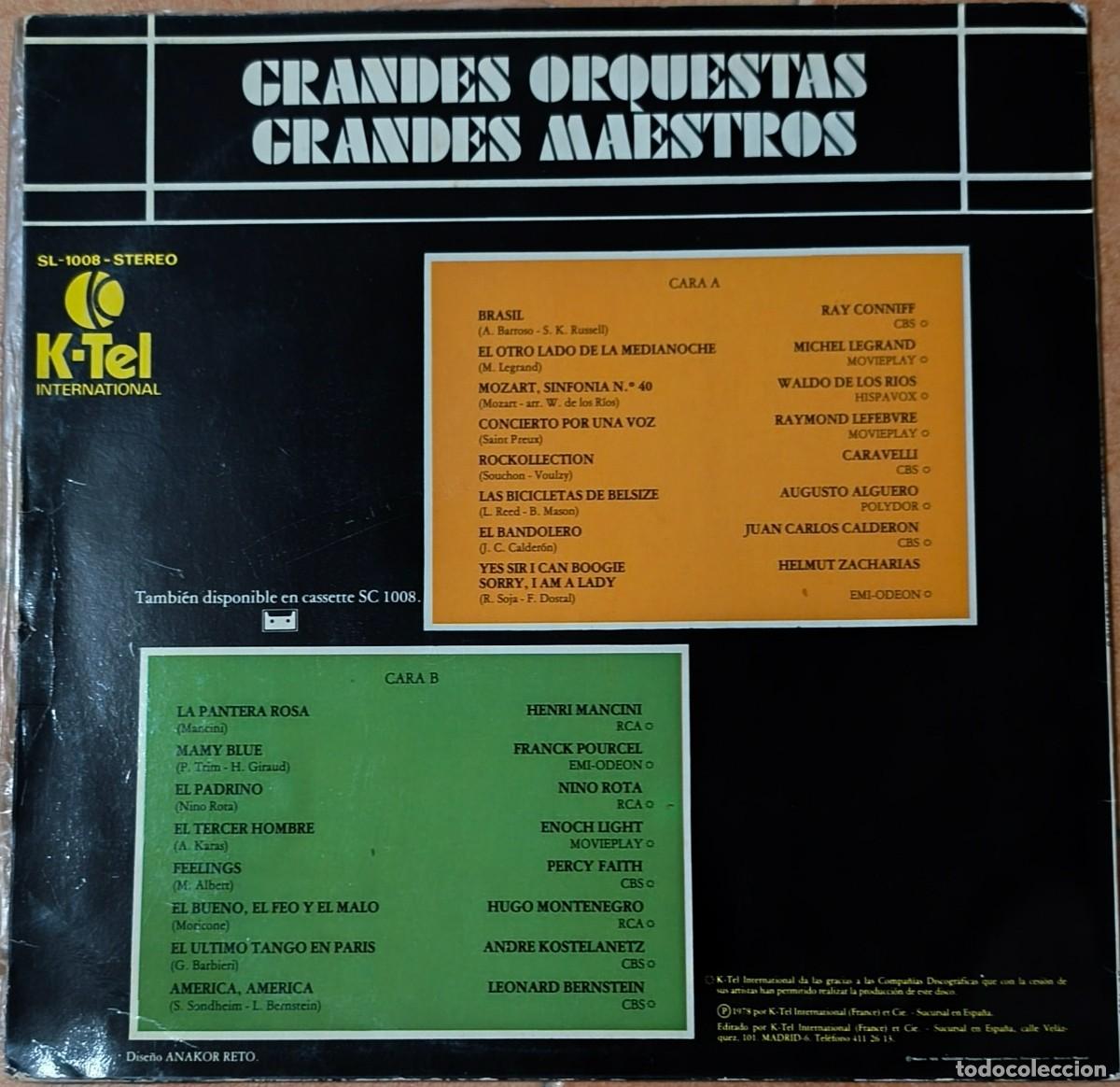 Discos de vinilo: Grandes orquestas Grandes maestros