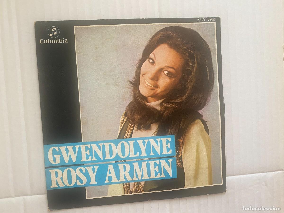 Discos de vinilo: SINGLE ROSY ARMEN - GWENDOLYNE - Foto 1