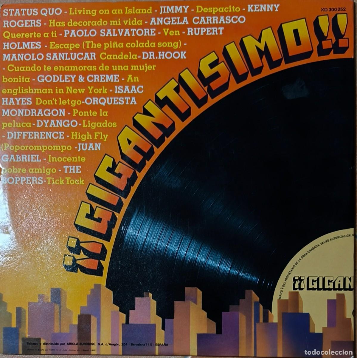 Discos de vinilo: GIGANTISIMO - Grandes exitos - Foto 2