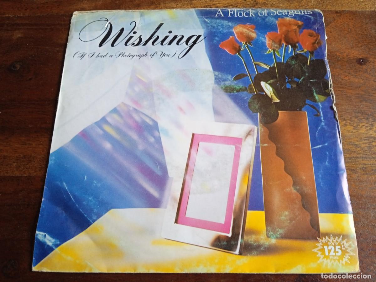 Discos de vinilo: A flock of seagulls - Wishing, Committed - Single original Jive 1983