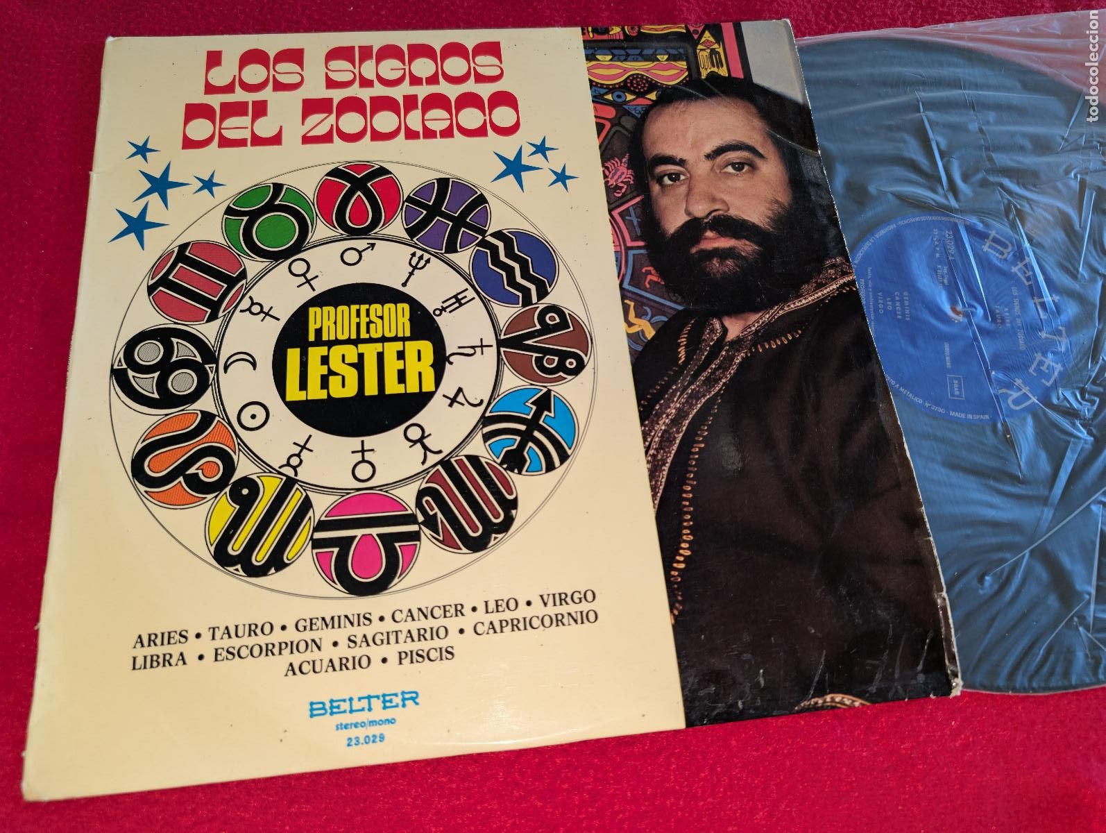 Discos de vinilo: PROFESOR LESTER Los signos del Zodiaco LP 1975 Belter ESPA&Ntilde;A SPAIN SIGNO ASTROL&Oacute;GICO