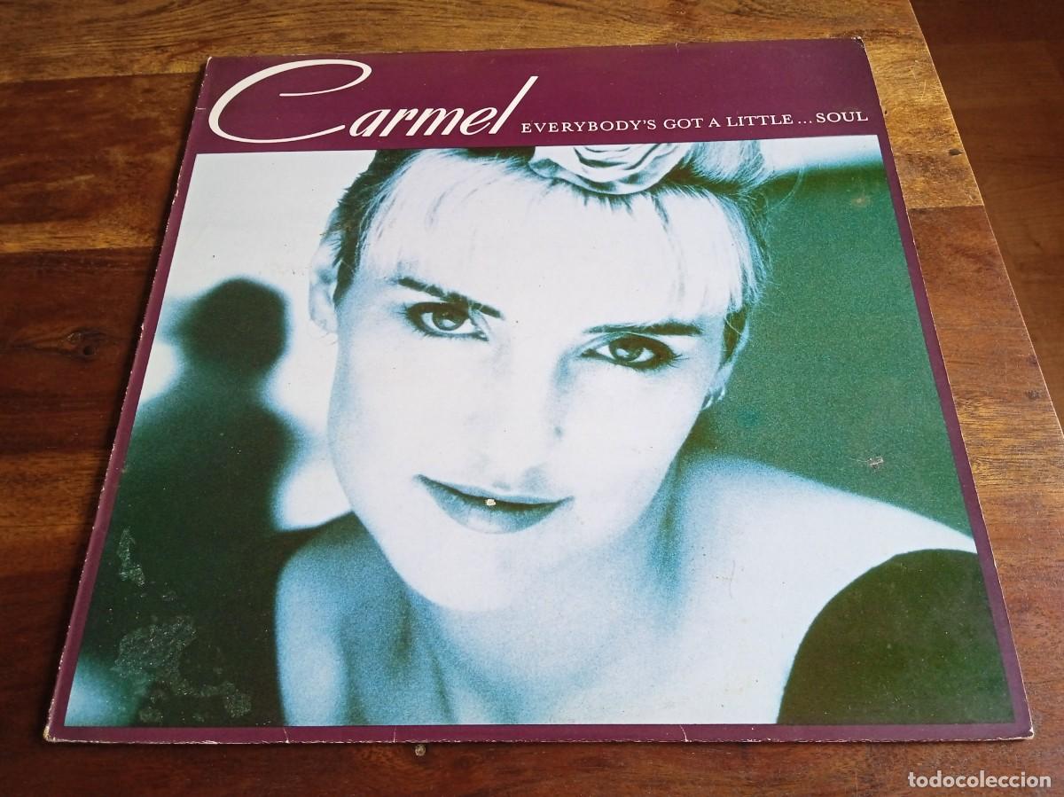 Discos de vinilo: Carmel - Everybody's got a little...soul - Lp original London Records 1987 Encarte y letras