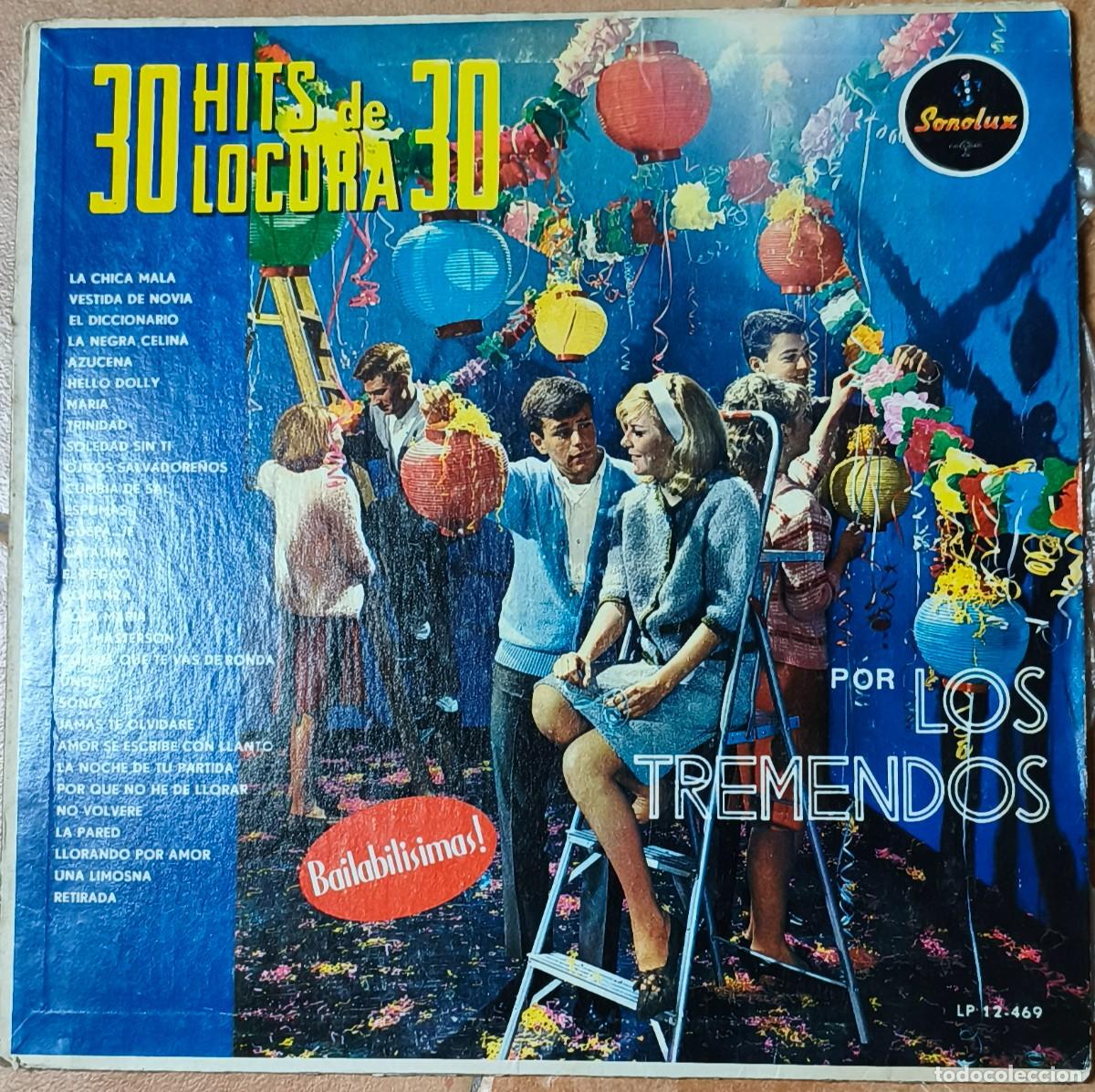 Discos de vinilo: Los tremendos - 30 hits de locura
