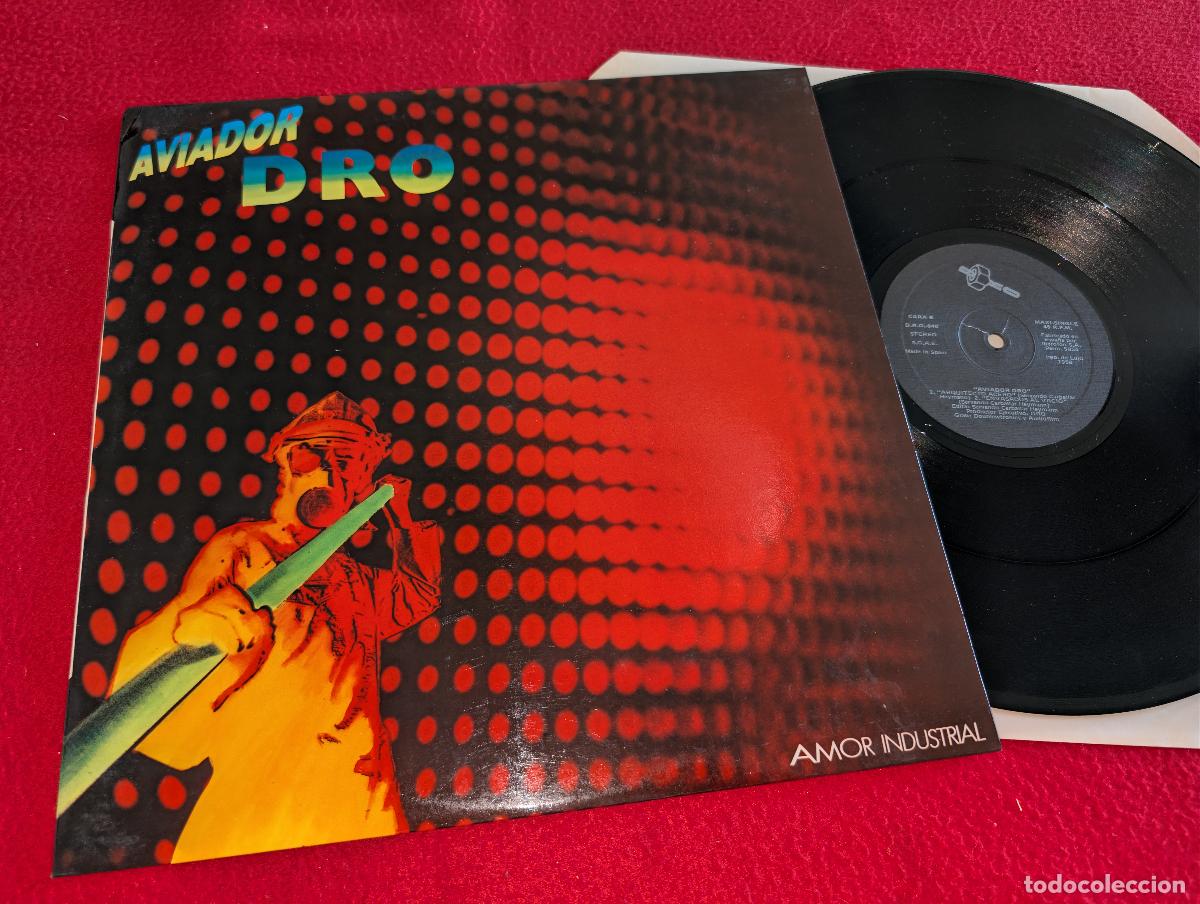Discos de vinilo: AVIADOR DRO Amor industrial +2 MX 12'' 1983 DRO movida SYNTH TECNO POP
