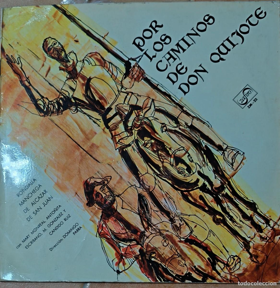 Discos de vinilo: Por los caminos de Don Quijote - Rondalla manchega de Alcazar de San Juan