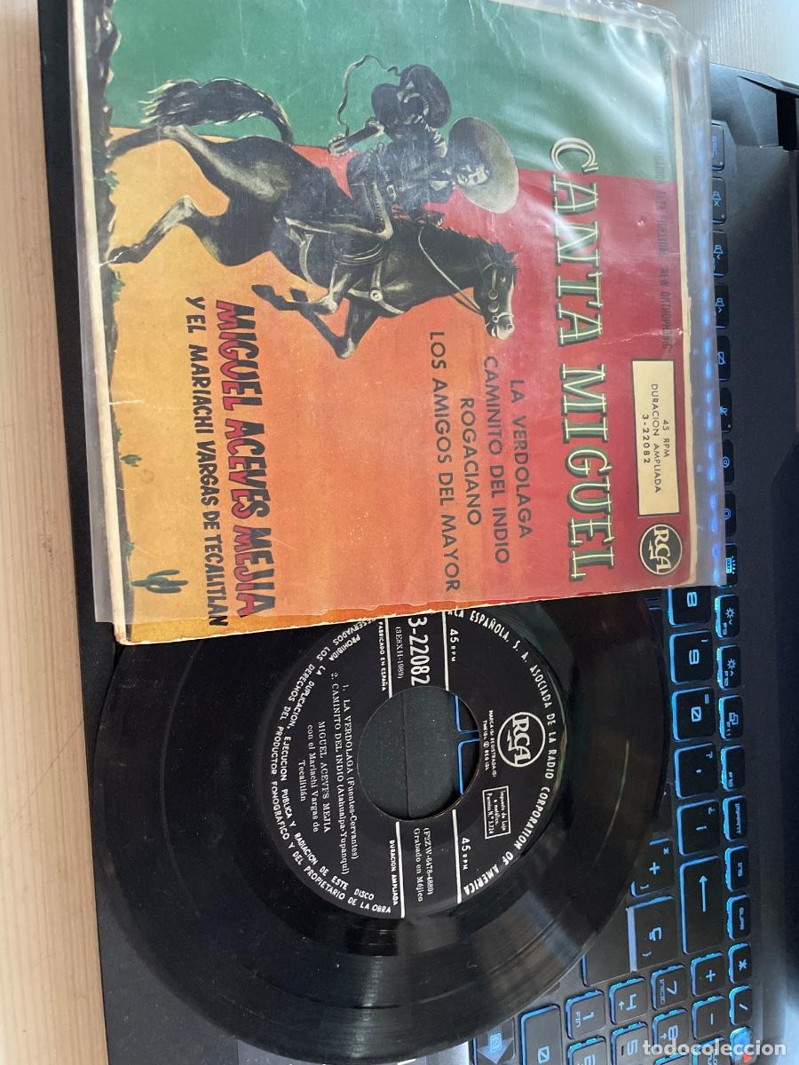 Discos de vinilo: Canta Miguel la verdolaga single