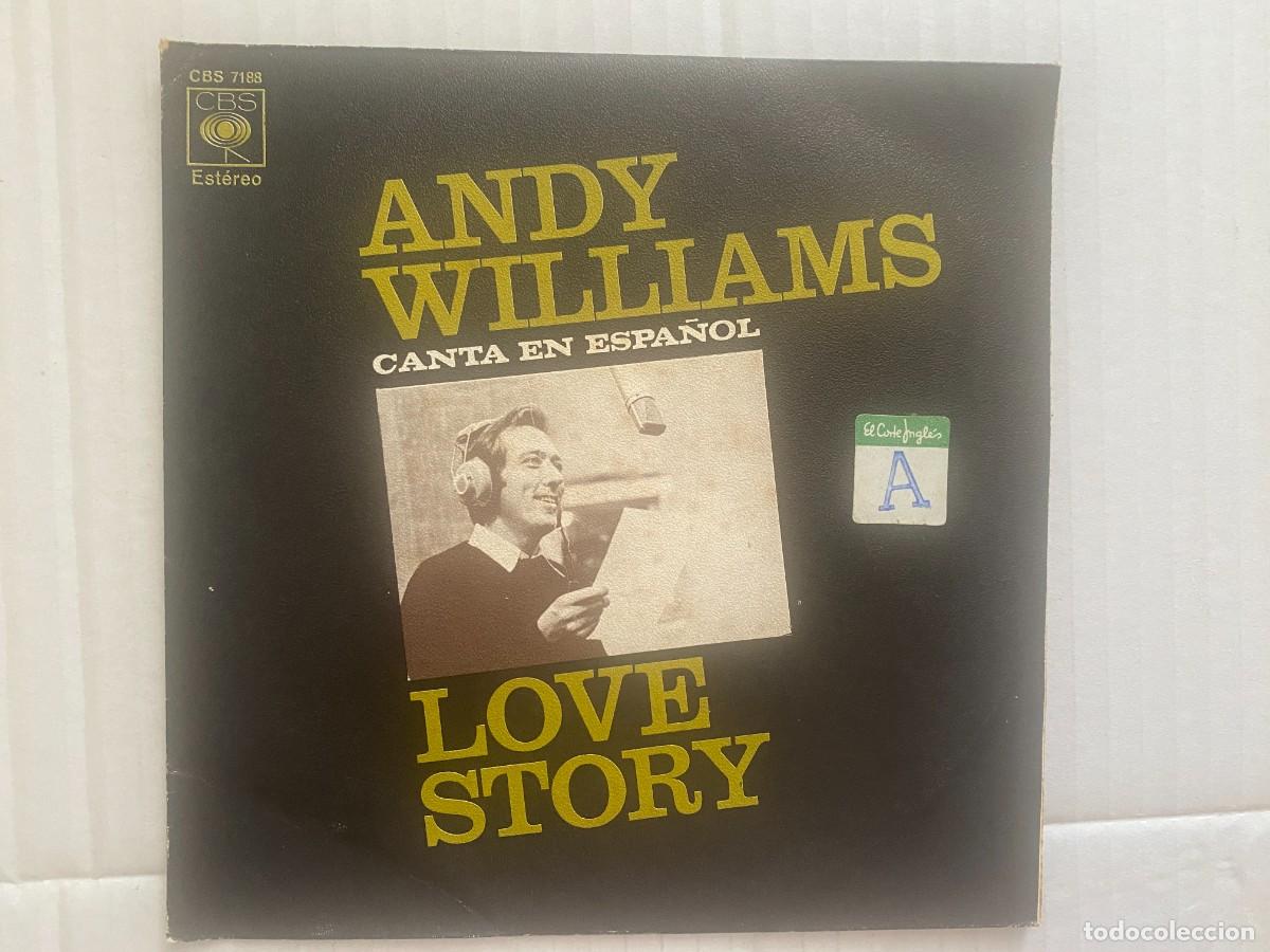 Discos de vinilo: SINGLE ANDY WILLIAMS - LOVE STORY - Foto 1