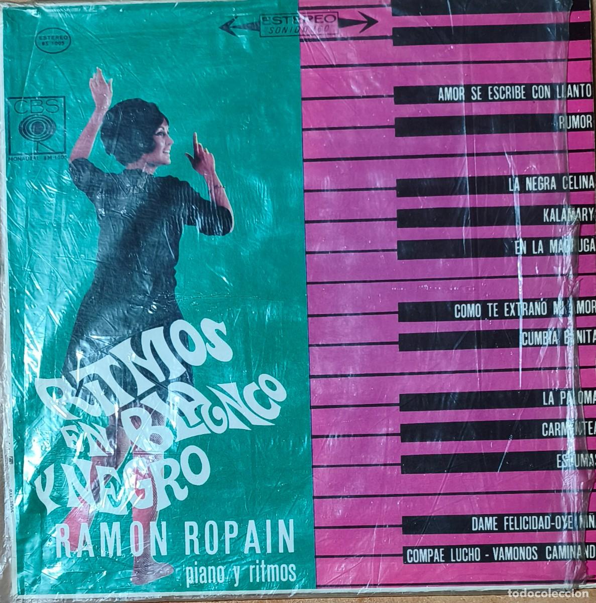Discos de vinilo: Ritmos en blanco y negro - Ramon Ropain - Foto 1