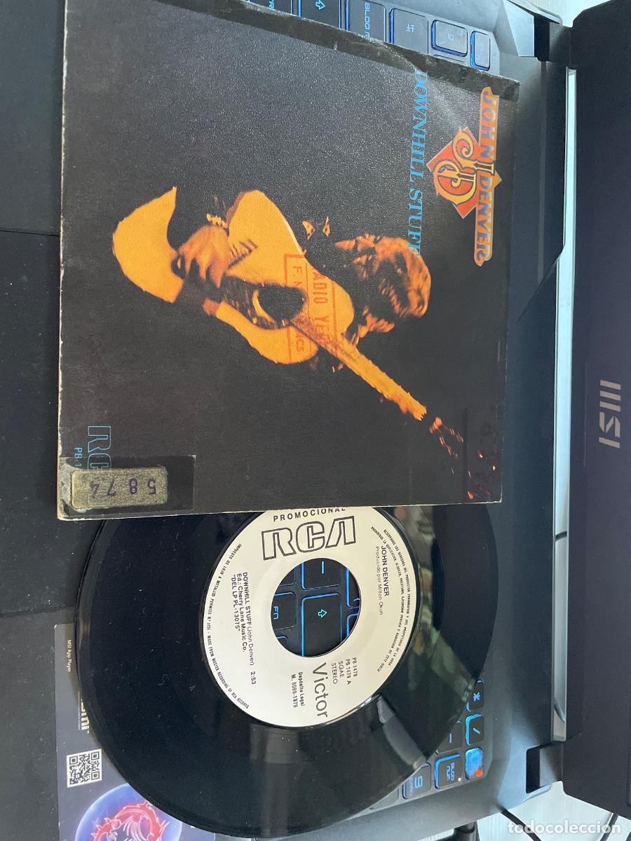Discos de vinilo: John Denver downhill stuff single