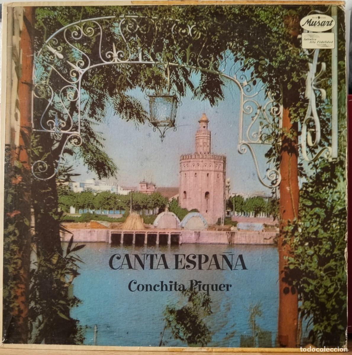 Discos de vinilo: Canta Espa&ntilde;a Conchita Piquer/ hecho en M&eacute;xico