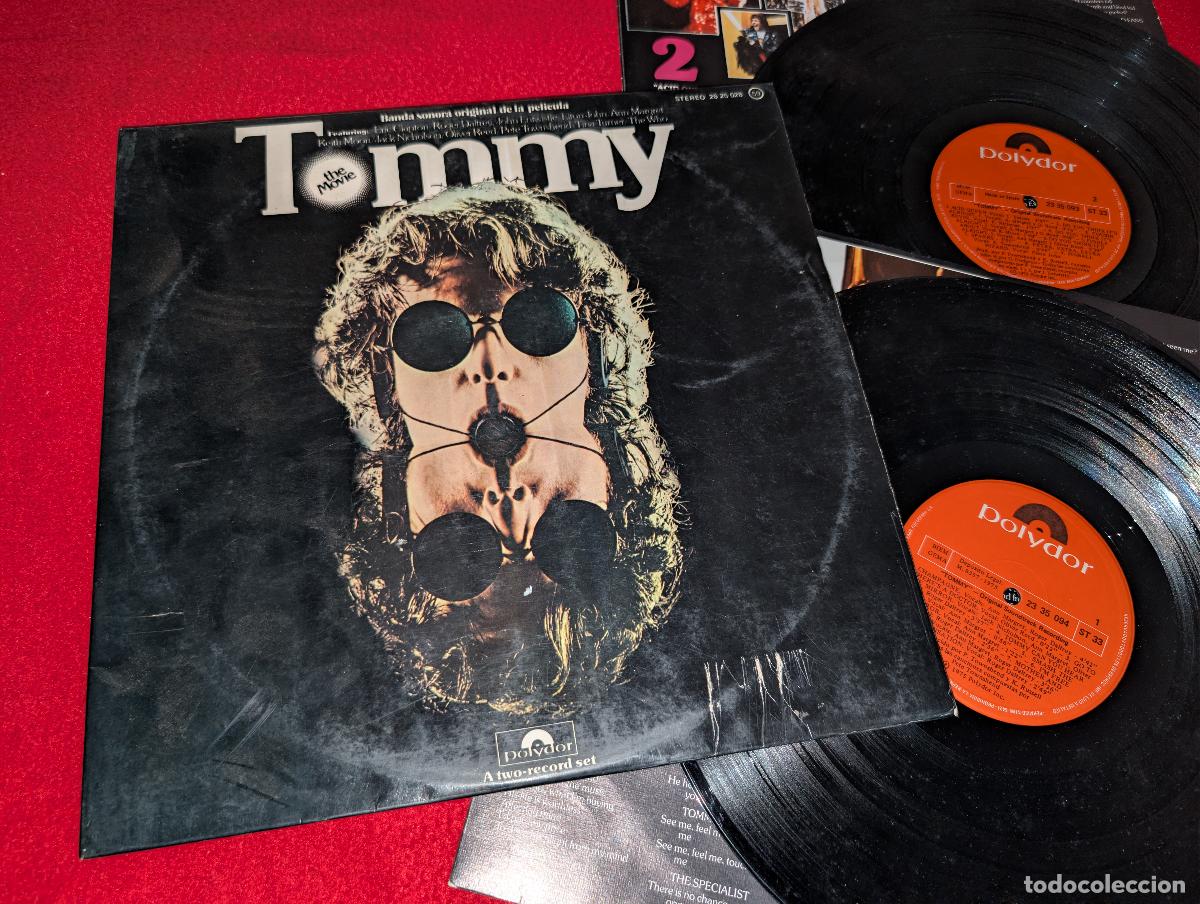 Discos de vinilo: TOMMY BSO OST The Who+Eric Clapton+Keith Moon++ 2LP 1975 Polydor ESPA&Ntilde;A SPAIN gatefold