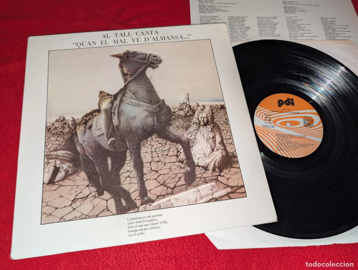 Discos de vinilo: AL ALL TALL Quan el mal ve d'Almansa...LP 1985 PDI GATEFOLD VALENCIA CATALA