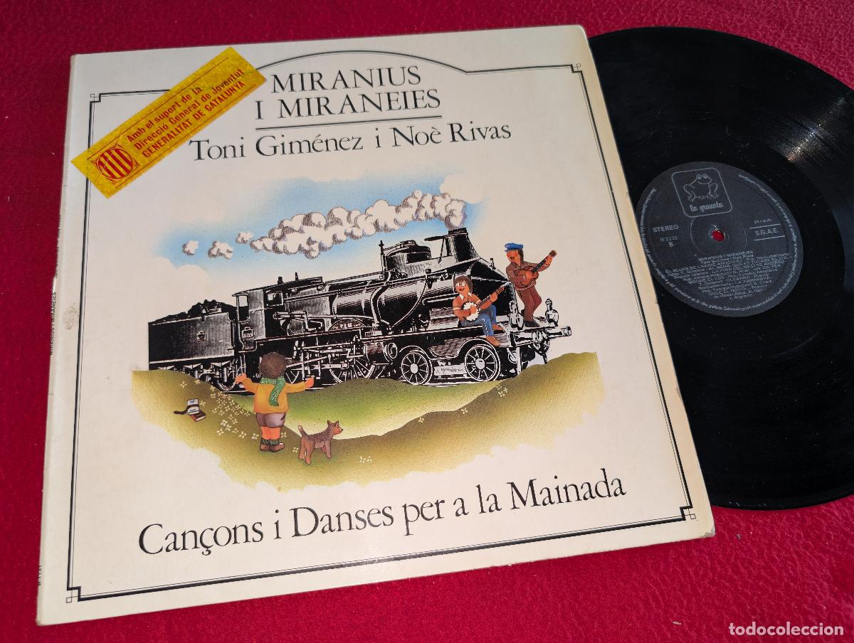 Discos de vinilo: TONI GIMENEZ & NOE RIVAS Miranius i miraneies LP 1982 CATALA Can&ccedil;ons i Danses per a la Mainada