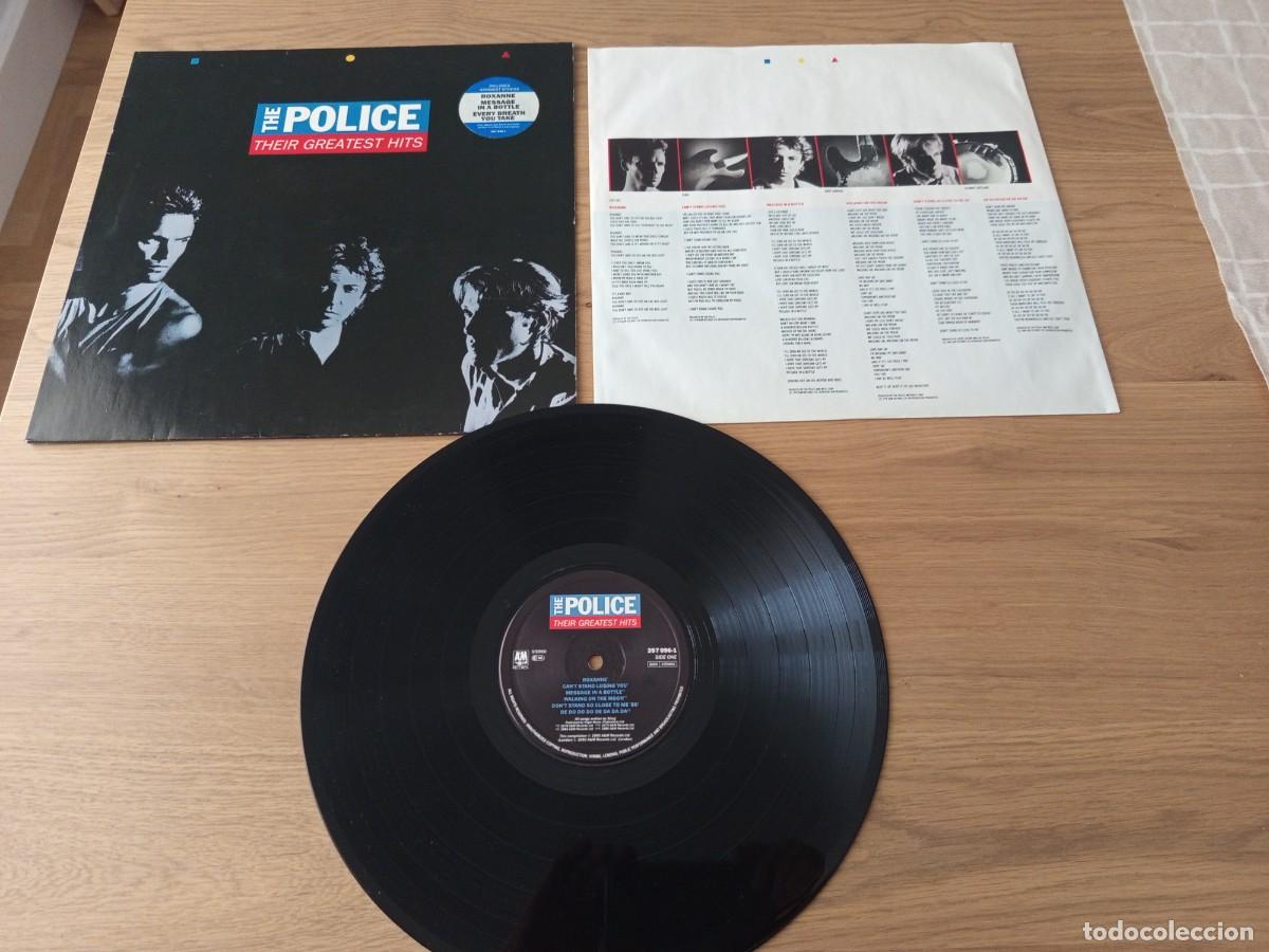 Discos de vinilo: GENIAL LP ORIGINAL. THE POLICE / THEIR GREATEST HITS / A&Ntilde;O 1990 / SELLO AM 397 096 1 / COMPLETO.