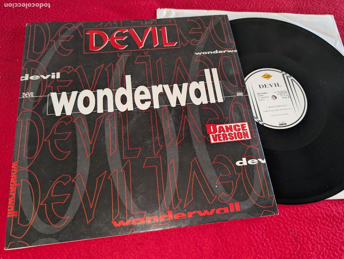 Discos de vinilo: DEVIL Wonderwall Euro Version/Rock you 12'' mx 1996 Max ESPA&Ntilde;A SPAIN