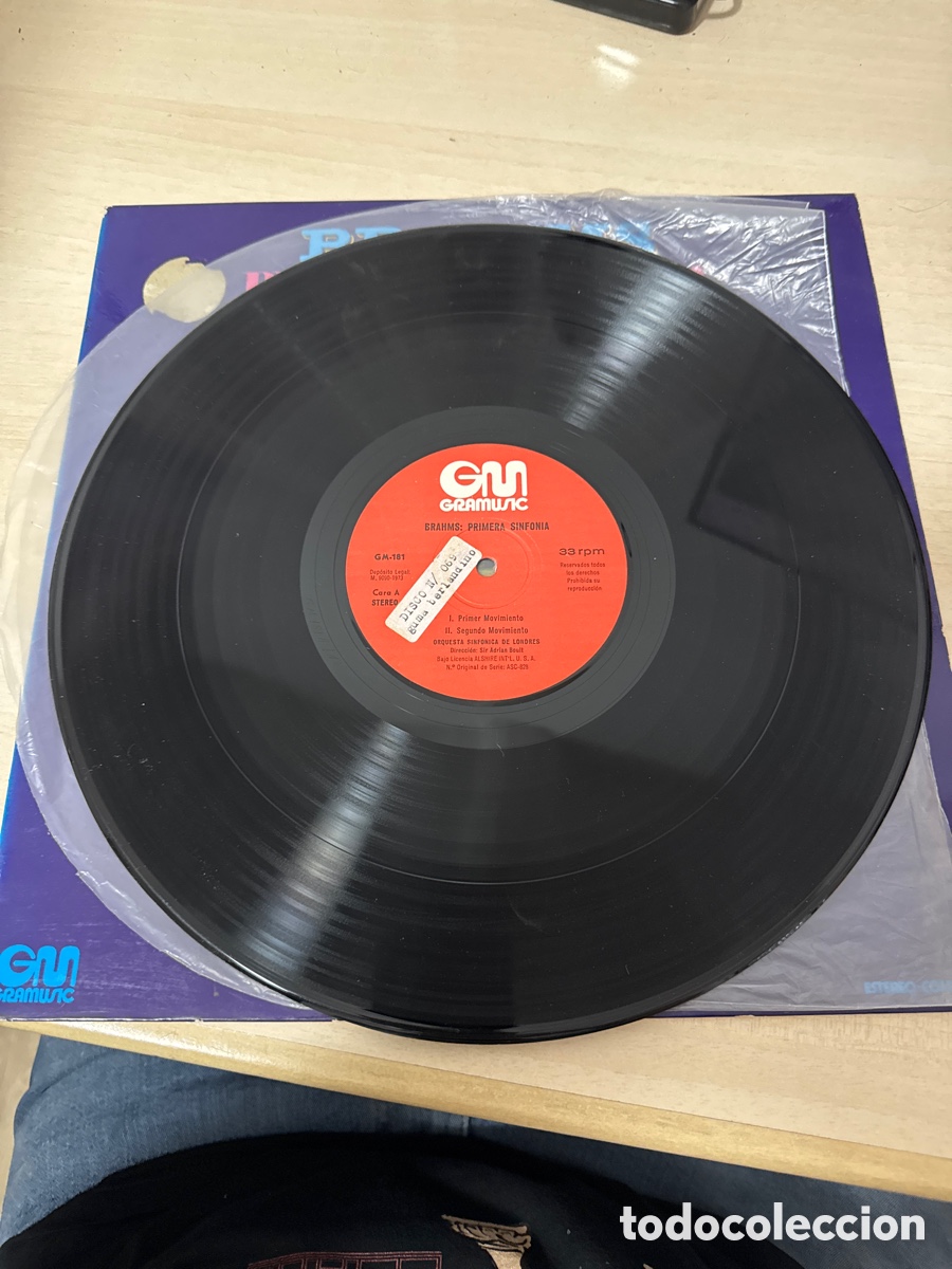 Discos de vinilo: DISCO VINILO BRAHMS PRIMERA SINFON&Iacute;A 1973 - Foto 2