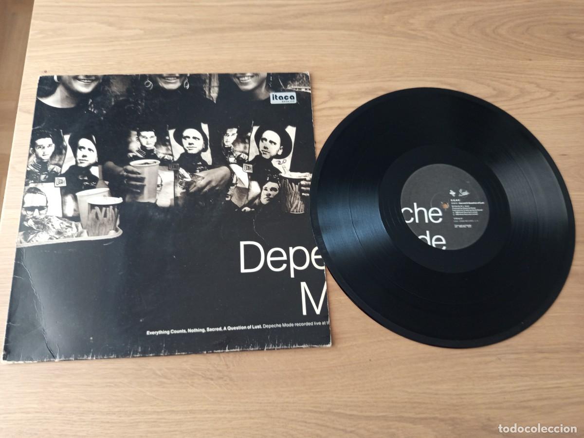 Discos de vinilo: JOYA MAXI. DEPECHE MODE - EVERYTHING COUNTS & 101 / SELLO SANNI RECORDS 12 BONG 16 / A&Ntilde;O 1989.