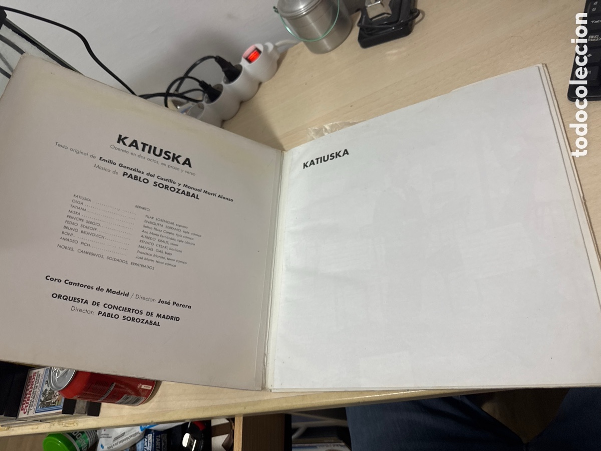 Discos de vinilo: DISCO VINILO KATIUSKA PABLO SOROZABAL 1958 - Foto 4
