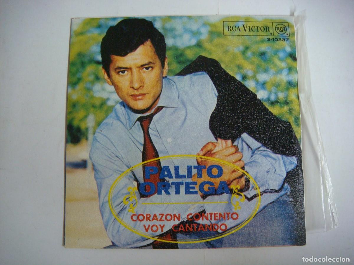 Discos de vinilo: VINILO SINGLES DE PALITO ORTEGA-CORAZON CONTENTO-(&)