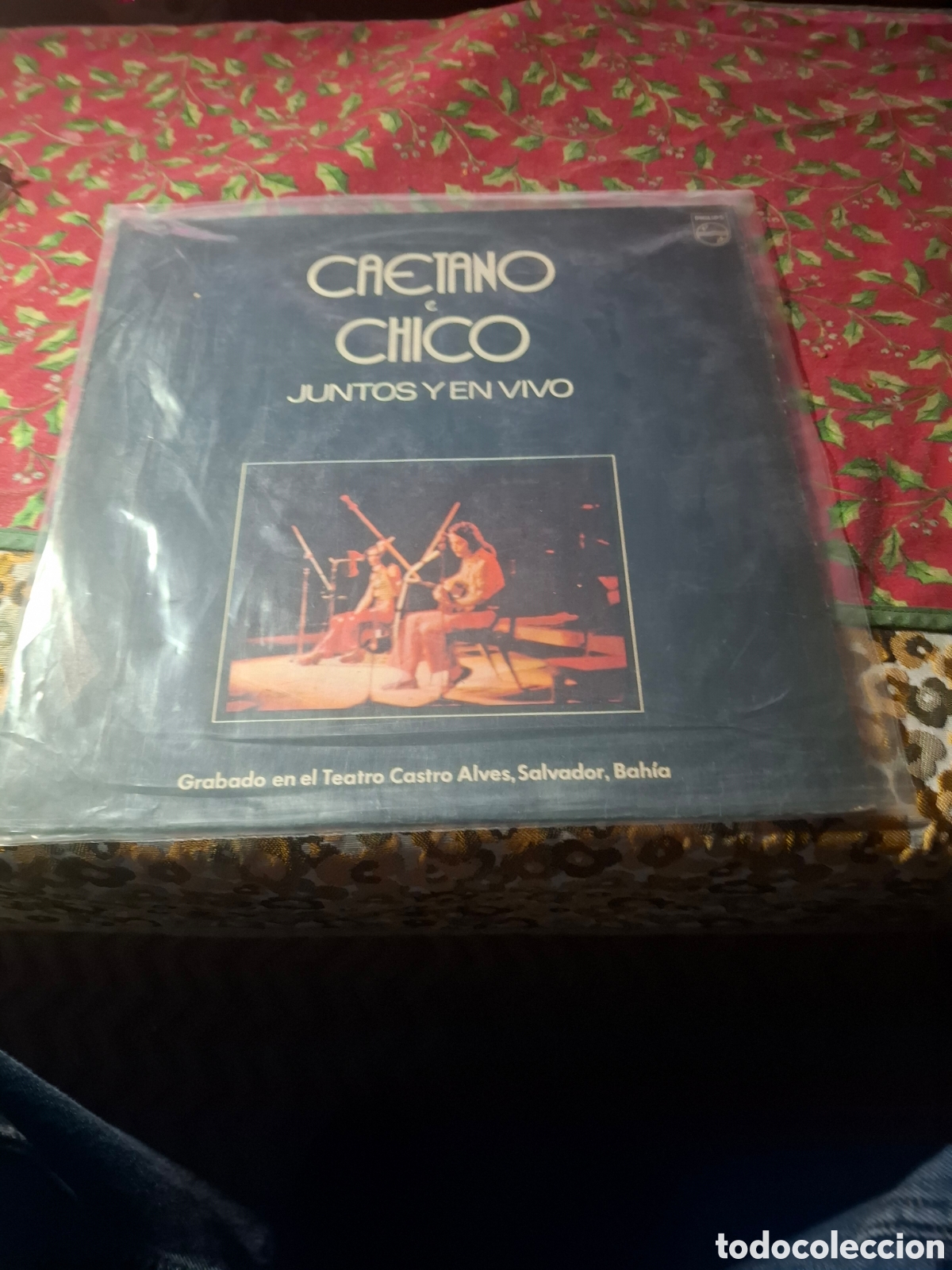 Discos de vinilo: Caetano y Chico Juntos Y En Vivo. Ed Argentina