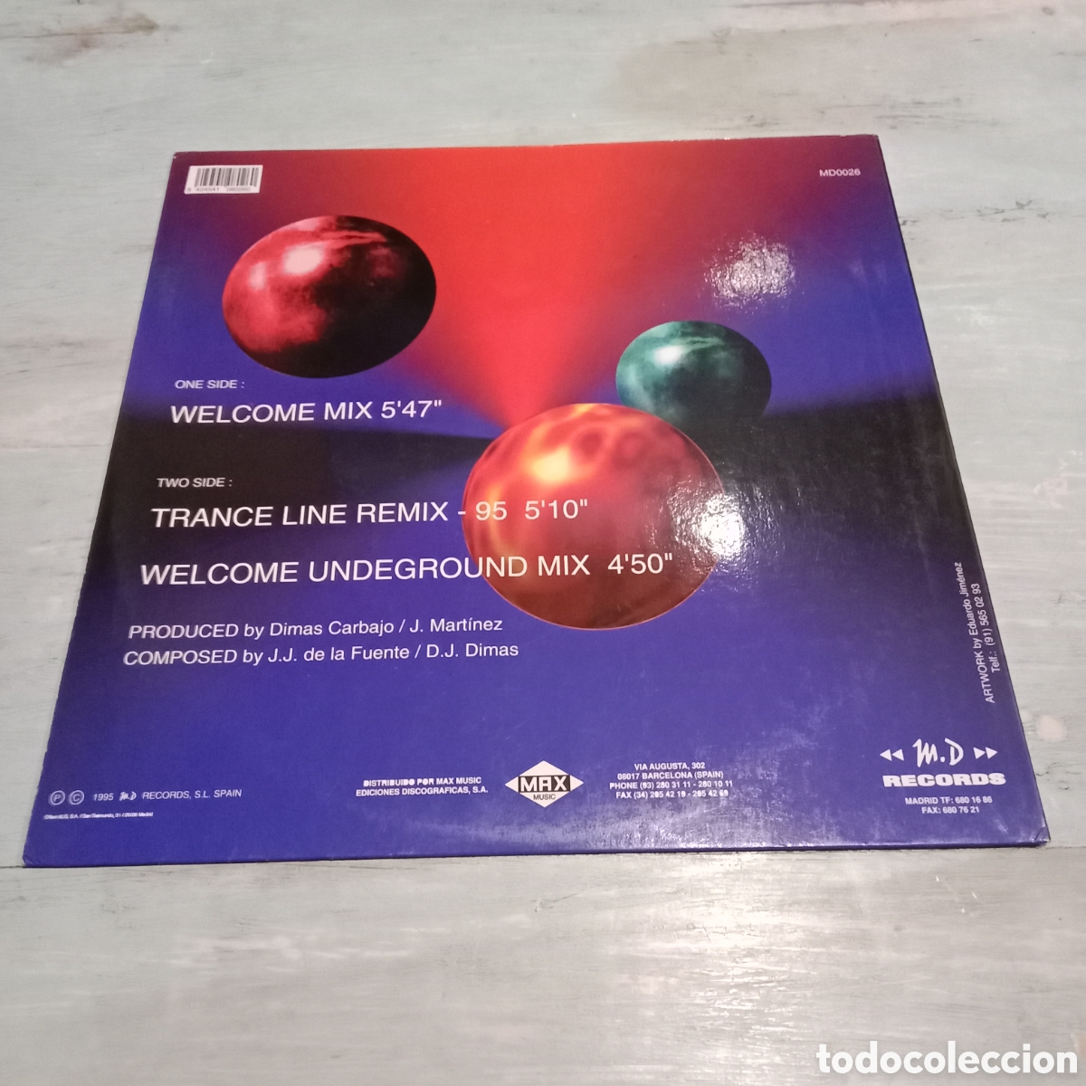 Discos de vinilo: COMMITTEE - WELCOME - MAXI-SINGLE 12&rdquo; - Foto 2