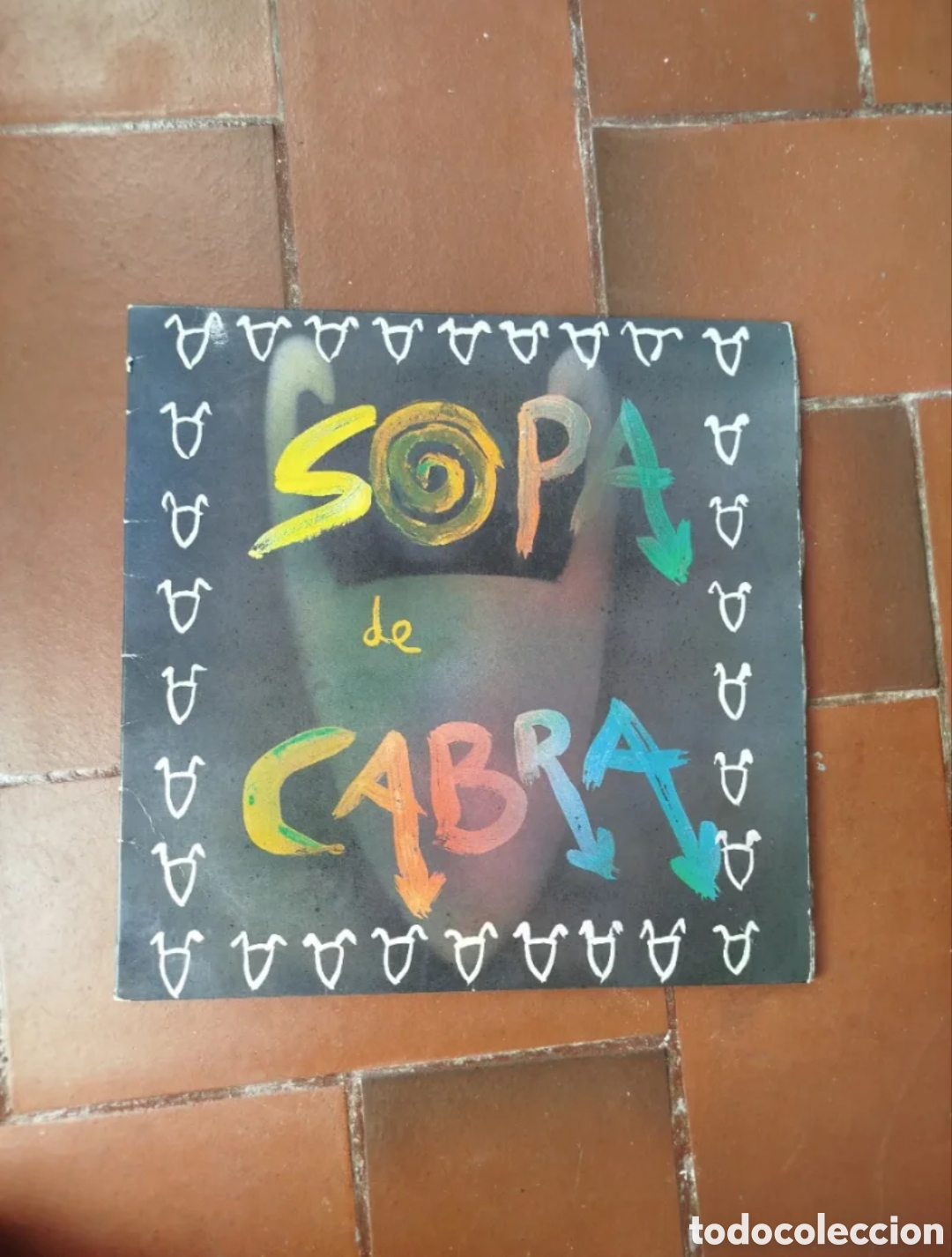Discos de vinilo: Primer LP de Sopa de Cabra - VINILO FIRMADO ORIGINAL