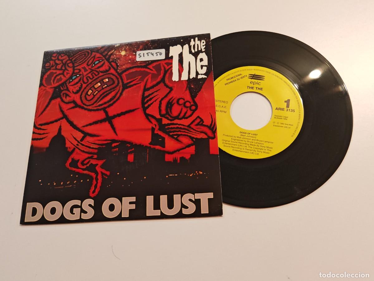 Discos de vinilo: THE THE Dogs of lust SINGLE VINILO PROMO ESPA&Ntilde;OL 1992 1 TEMA MUY RARO