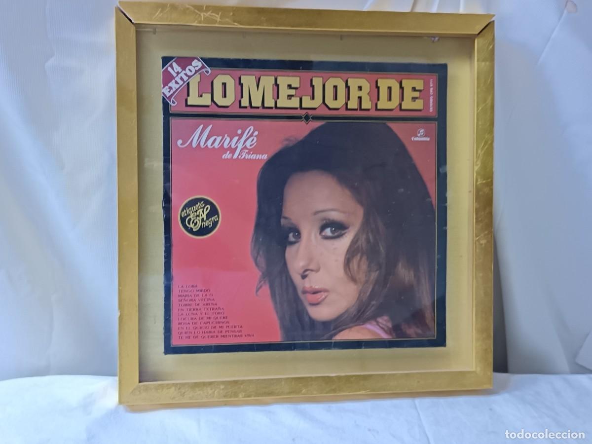 Discos de vinilo: Disco de Marifi&eacute; de Triana, lo mejor de, enmarcado