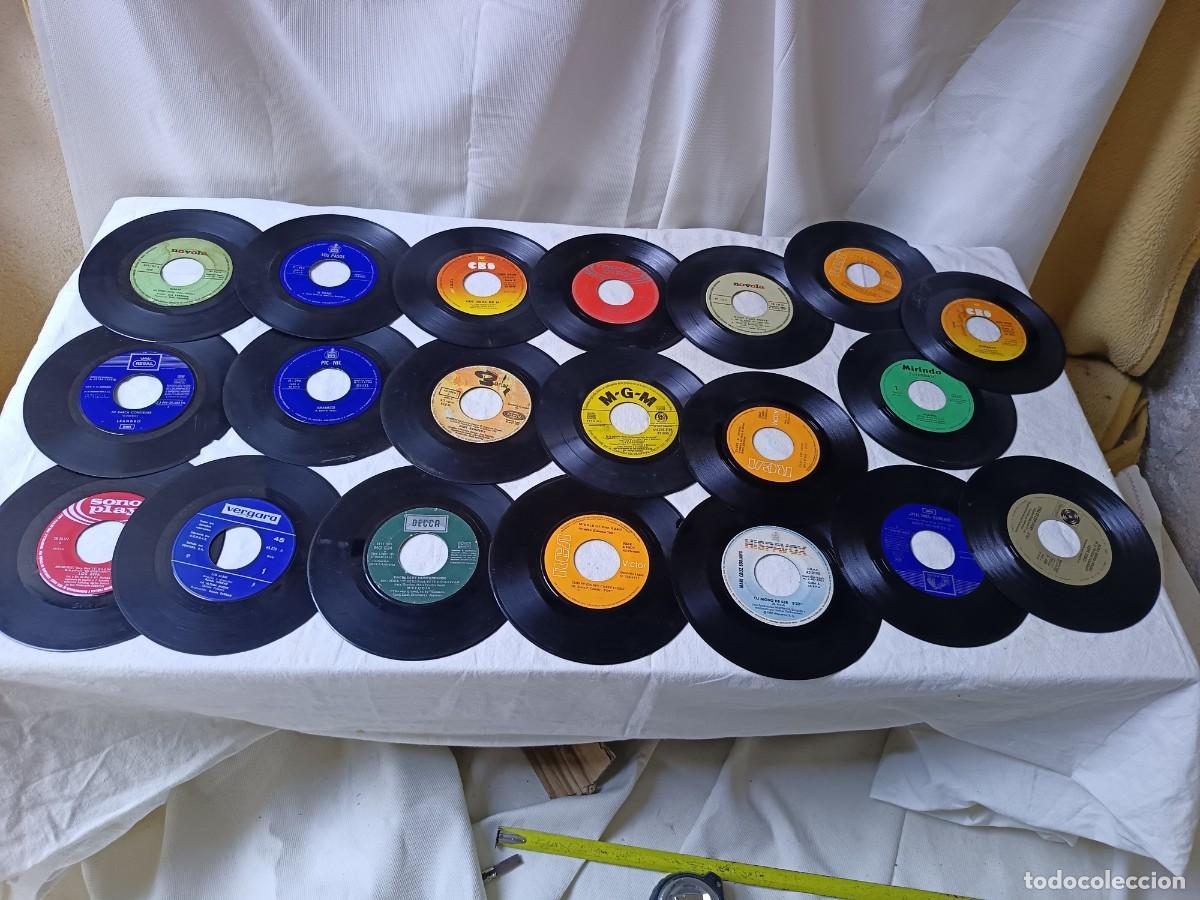 Dischi in vinile: Lote de discos de vinilo, singles, a clasificar, sin car&aacute;tulas