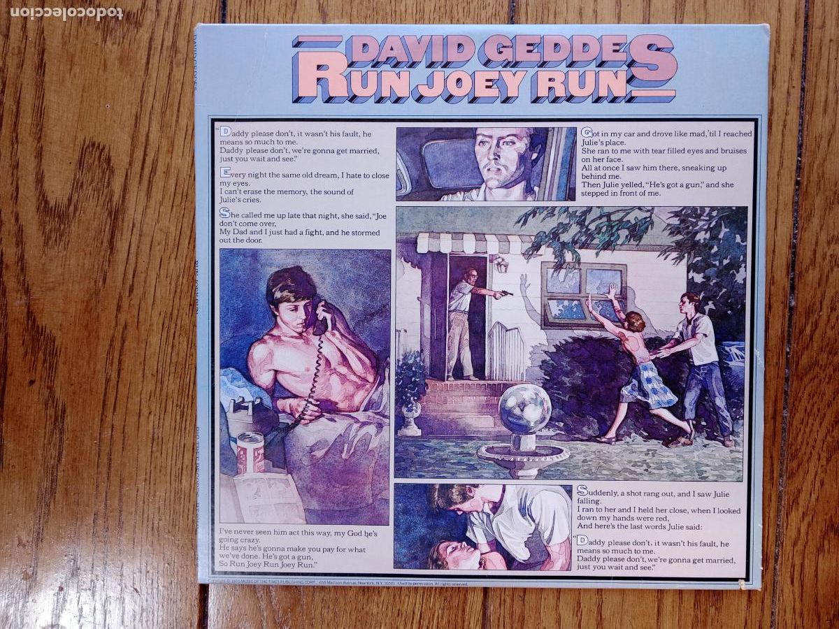 Discos de vinilo: David Geddes - Run Joey Run