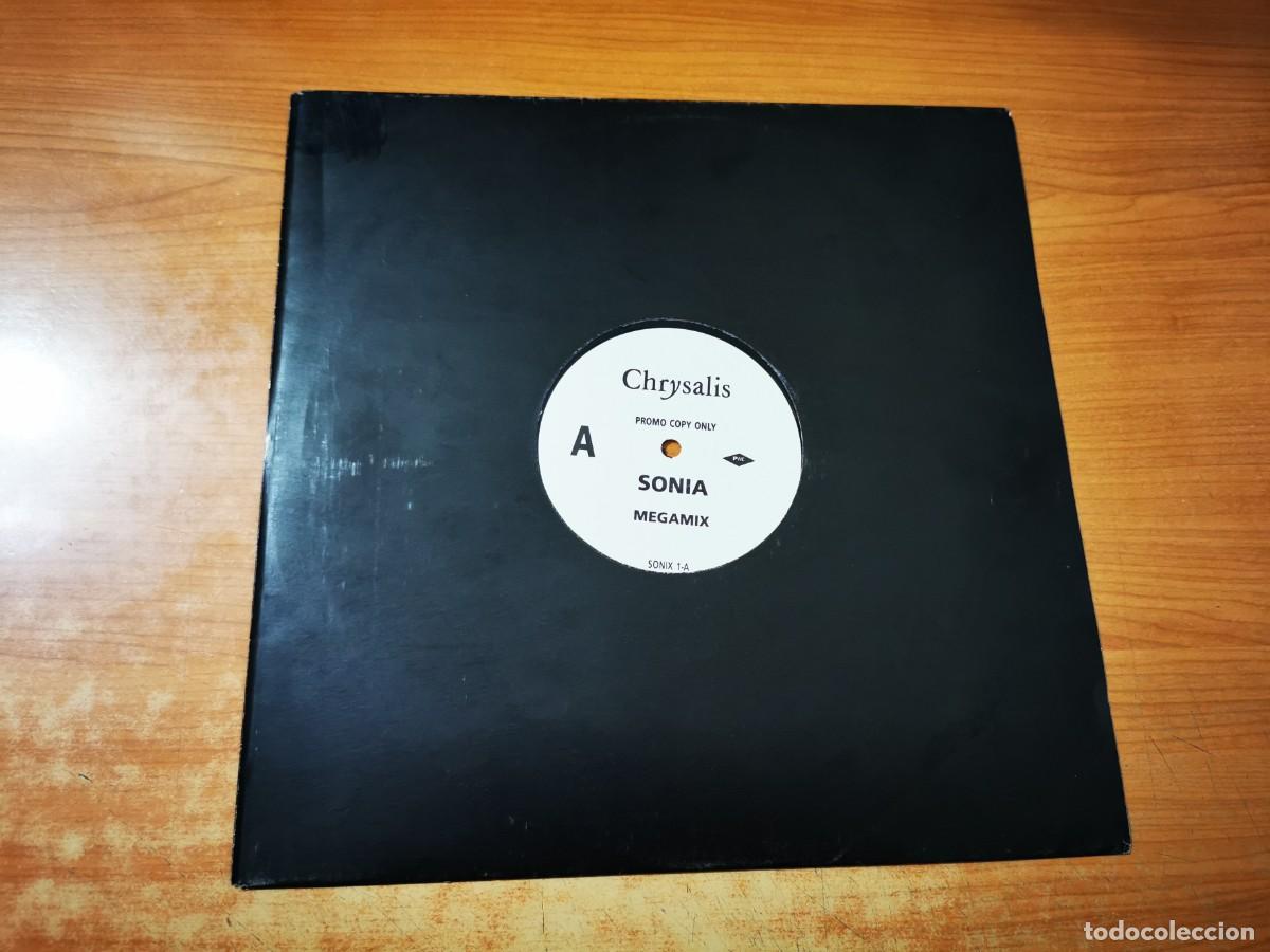 Discos de vinilo: SONIA Megamix / 12&rdquo; MIXES MAXI SINGLE VINILO PROMO CHRYSALIS SONIX 1 5 TEMAS RARO