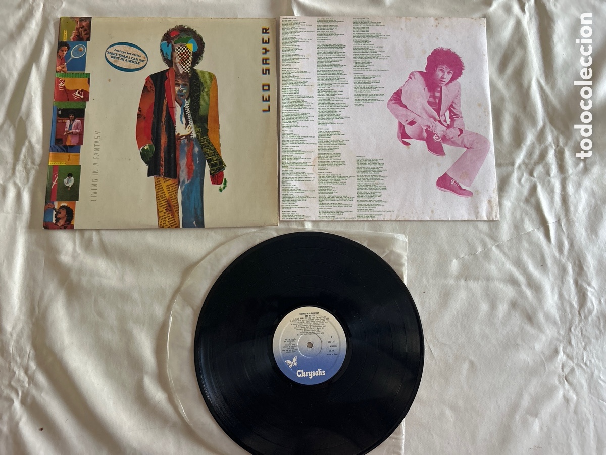 Discos de vinilo: Disco vinilo LP Leo Sayer.Living in a Fantasy.1980