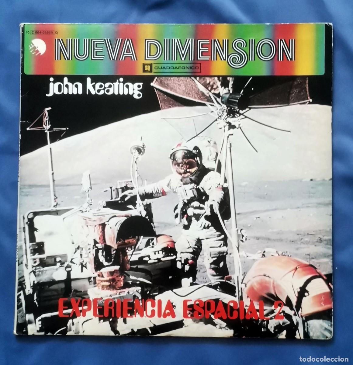 Discos de vinilo: John Keating - Experiencia Espacial 2 LP Espa&ntilde;a 1976 gatefold quadraf&oacute;nico Space-Age, Synth-pop